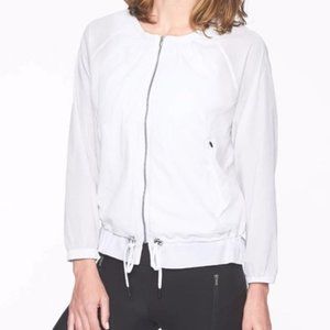 Athleta | Avenue Lightweight Jacket | Adjustable Cinch Waist | White | Medium